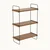 Hanah Home Zidna polica Pulalis, 40x66x20 cm, Orah
