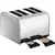 Bartscher Silverline toaster, nerjavno jeklo, 4 reže