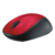 Logitech M235 Bežični optički miš, Za levoruke i desnoruke, Crno-crveni