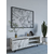 Hanah Home TV komoda Maku-Ephesus Marble, 120 cm, Siva