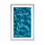 Plakat s paspartujem z napisom - Water is life - 30x45 white