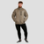 GymBeam Men‘s Puffer Jacket Vetiver/Black