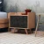 Hanah Home Noćni ormarić Juuna 50x55x40cm Hrast-Tamnosivi
