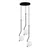 Opviq Luster Tulip-13822, 35x35x110cm, IP20, Belo-crni