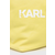 Pamučna torba Karl Lagerfeld boja: žuta
