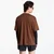 Majice District Vision Boxy Compression Training Tee Espresso/ Black XL