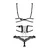 Sexy set 3-delni Bravelle crne boje - L/XL