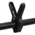 Stalak za pozadinu u obliku slova T crni 151x60x(70-200) cm