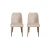 Hanah Home Set 2 trpezarijske stolice Orah