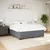 Vidaxl Posteljni okvir brez vzmetnice temno siv 200x200 cm žamet