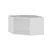 Hanah Home Kuhinjski element Kale Corner, 74x45x54 cm, Beli
