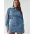 BWLDR Dolga srajca CANNES moder denim