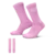 Nogavice Nike Everyday Plus Cushioned Crew Socks 1-Pack Lt Magenta/ Sail L