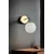 Opviq Zidna lampa E27 Socket, Zlatno-Bela
