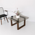 Hanah Home Klub sto Stoa, 80x42x80 cm, Smeđi
