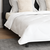 Duvet s jastucima s jastukom 3 pcs Bijelo Mikrofibra i Pero