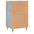 Komoda siva boja betona 40 x 35 x 70 cm od konstruiranog drva