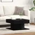 Kava Stol Crni hrast 57 x 57 x 30 cm Konstruirano drvo