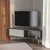 HANAH HOME TV polica Mora Anthracite White