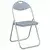 Sklopiva stolica 2 pcs Sivi 48 x 43,5 x 81 cm Lažna koža