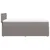 Vidaxl Box spring postelja z vzmetnico taupe 100x200 cm blago
