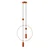 Opviq luster Zorella 20600-F, 2 × G9, narandžasti