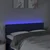 Vidaxl vidaXL Vzglavje postelje z LED modro 144x5x78/88 cm blago