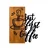 Wallity Zidna dekoracija Coffee First, 50x58x3 cm, Smeđe boje