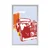 Plakat retro avto z abstrakcijo - 40x60 no frame