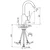Baterija za lavabo B 2 JB30303