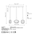 Opviq Luster Asker-15196, 87x30x130cm, IP20, Belo-zlatne boje
