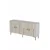 Hanah Home komoda Ilay 150, 150 cm, bela / travertin / srebrna