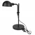 Stona lampa 1xE27/40W/230V crna