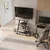 Hanah Home TV komoda Lyno, 70,4 cm, peščar / crna
