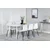 Venture Design Jedilna miza 180x90x75 cm bela