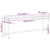 Okvir za radni stol mat crni i mat crveni 210x50x79 cm metalni
