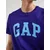 GAP Majica EVERYDAY svetlo modra/vijolično modra