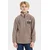 Pulover Didriksons EXA KIDS HALF Z rjava barva, 505638
