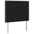 Krevet box spring s madracem LED crni 100x200 cm od tkanine