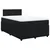 Vidaxl Box spring postelja z vzmetnico črna 120x190 cm žamet