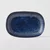 Ovalna plošča RIDGED INDIGO MIJ 19x13 cm