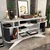 Hanah home Polica 150x75x43cm Belo-Antracit