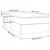 Vidaxl Box spring postelja z vzmetnico črna 100x200 cm blago