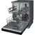 WHIRLPOOL Samostojeća mašina za pranje sudova 60 cm WFO 3O32 N P X tamnosiva