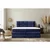 Esposa BOXSPRING POSTELJA 180 cm x 200 cm , tekstil modra