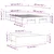 Vidaxl Posteljni okvir s predali bel 160x200 cm inženirski les