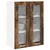 Vidaxl Viseča omarica Dimljeni oreh 60 x 31 x 80 cm Konstruiran les