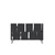 Hanah Home komoda Nota 120, 120 cm, antracit / srebrna