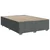 vidaXL Postelja boxspring z vzmetnico Temno siva 140 x 190 cm Blago