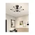 Opviq luster Phulu 2845-6-19, LED 35 W, crni